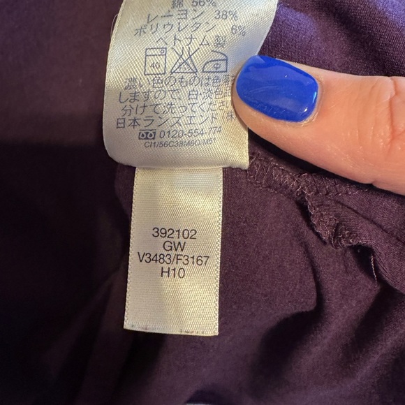 Lands’ End Women’s Purple Crew Neck Long Sleeve Top Shirt Layered Detail Sz 3x - Picture 6 of 8